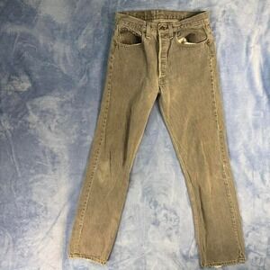 Levi's 501 grey jeans Size men 31x32"